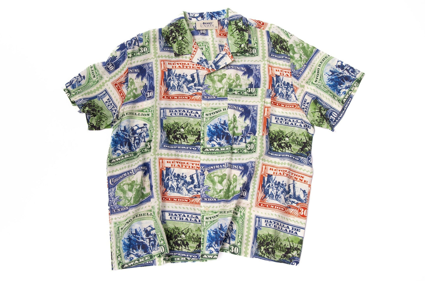 Awake NY x Union LA Revolution Camp Collar Shirt - supergl0rious