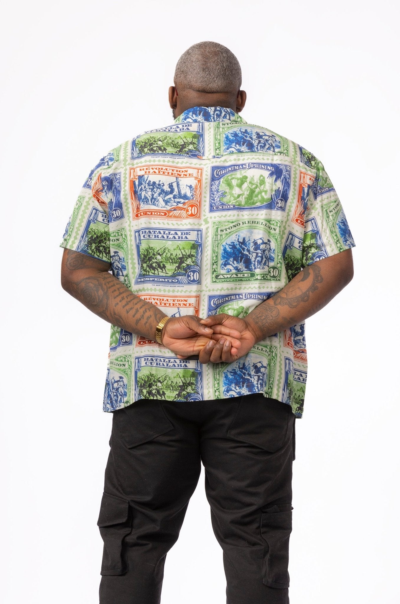 Awake NY x Union LA Revolution Camp Collar Shirt - supergl0rious