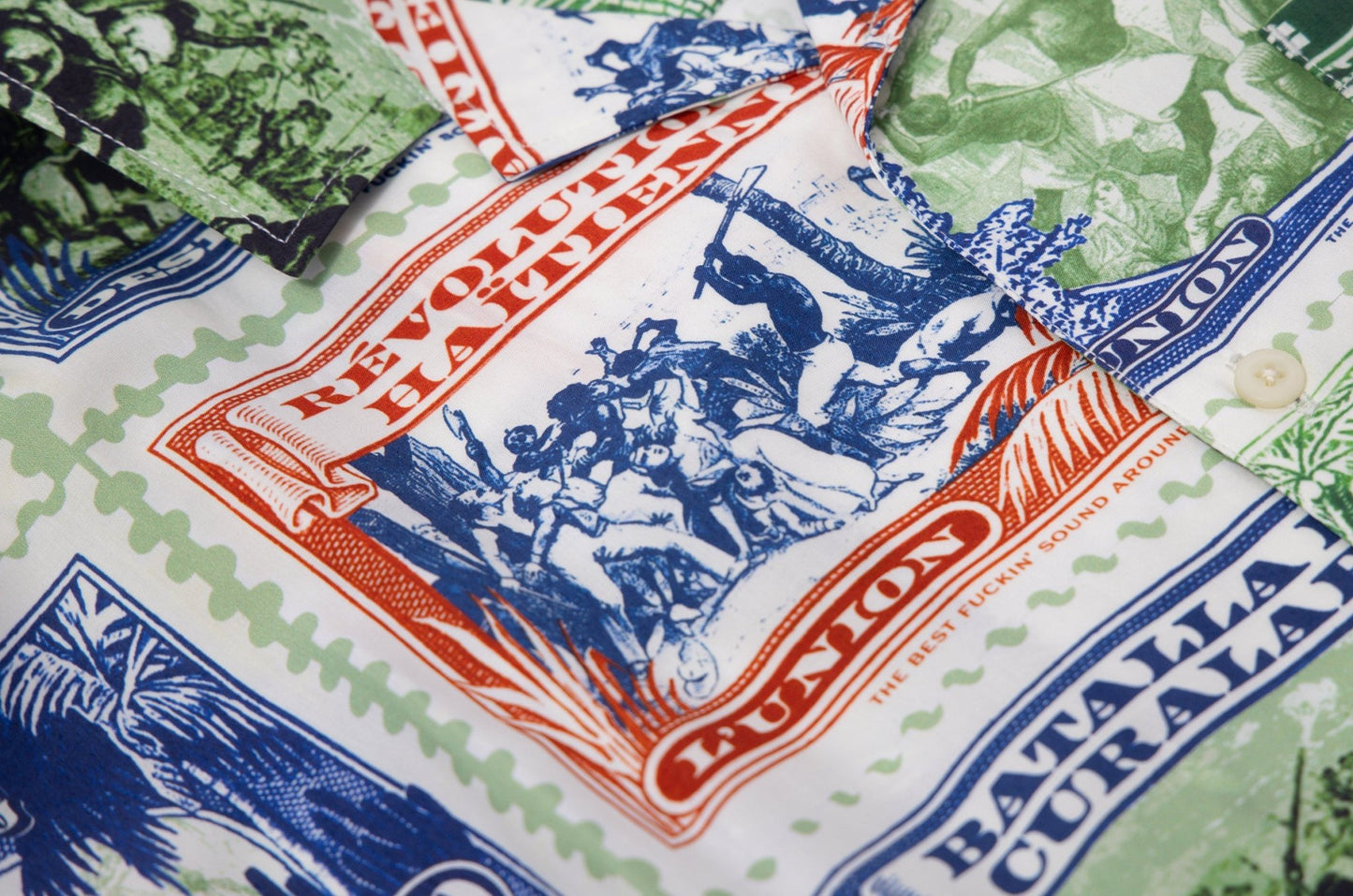 Awake NY x Union LA Revolution Camp Collar Shirt - supergl0rious