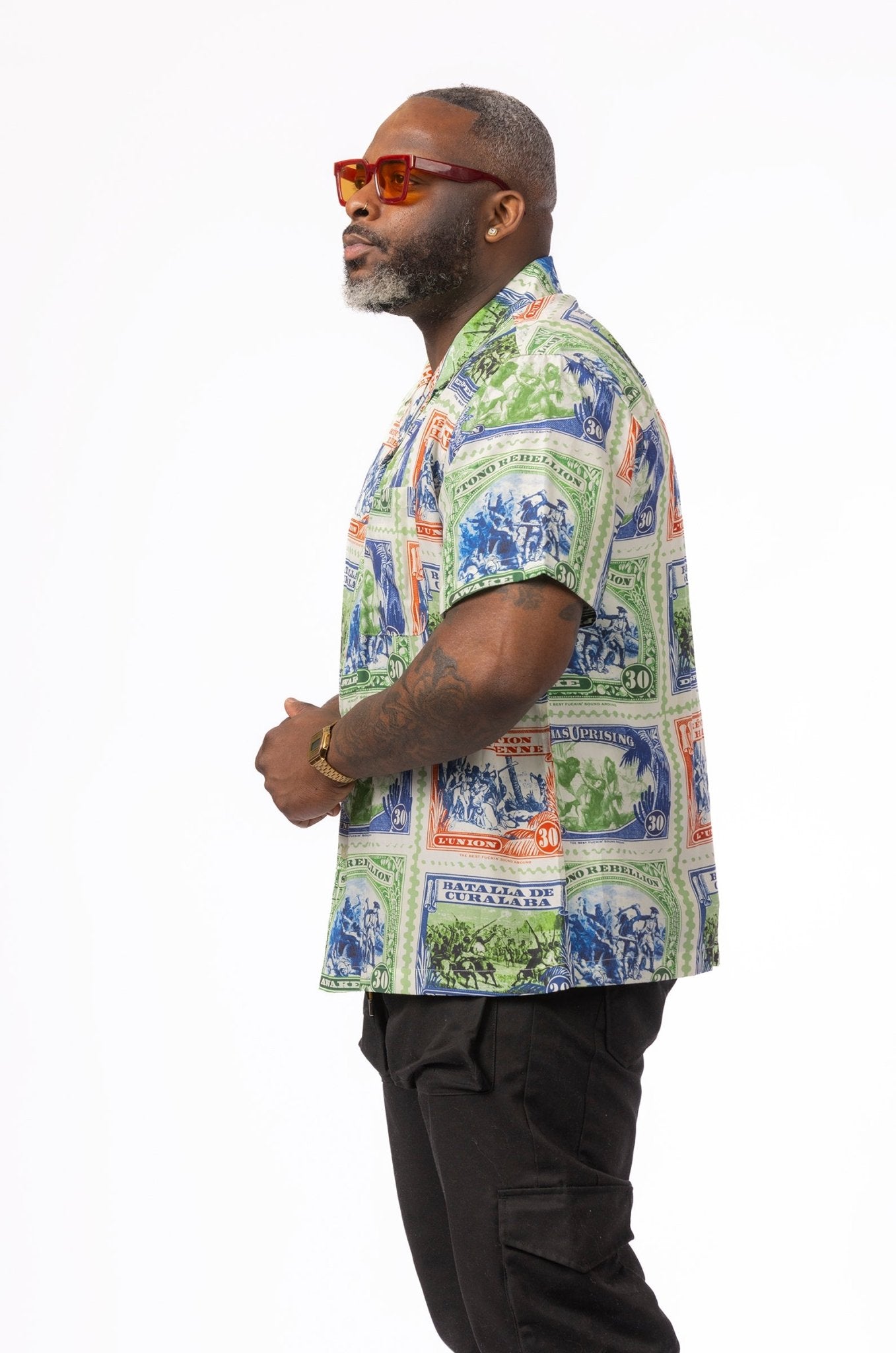Awake NY x Union LA Revolution Camp Collar Shirt - supergl0rious