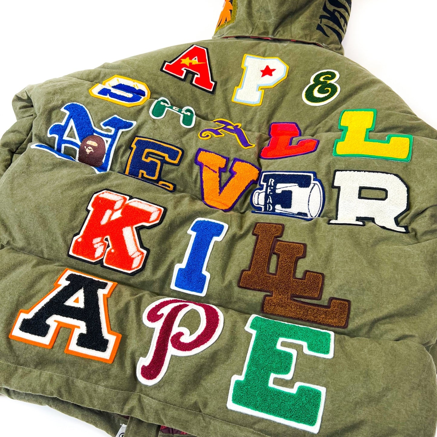 Bape x Readymade Tiger Shark Down Jacket - supergl0rious