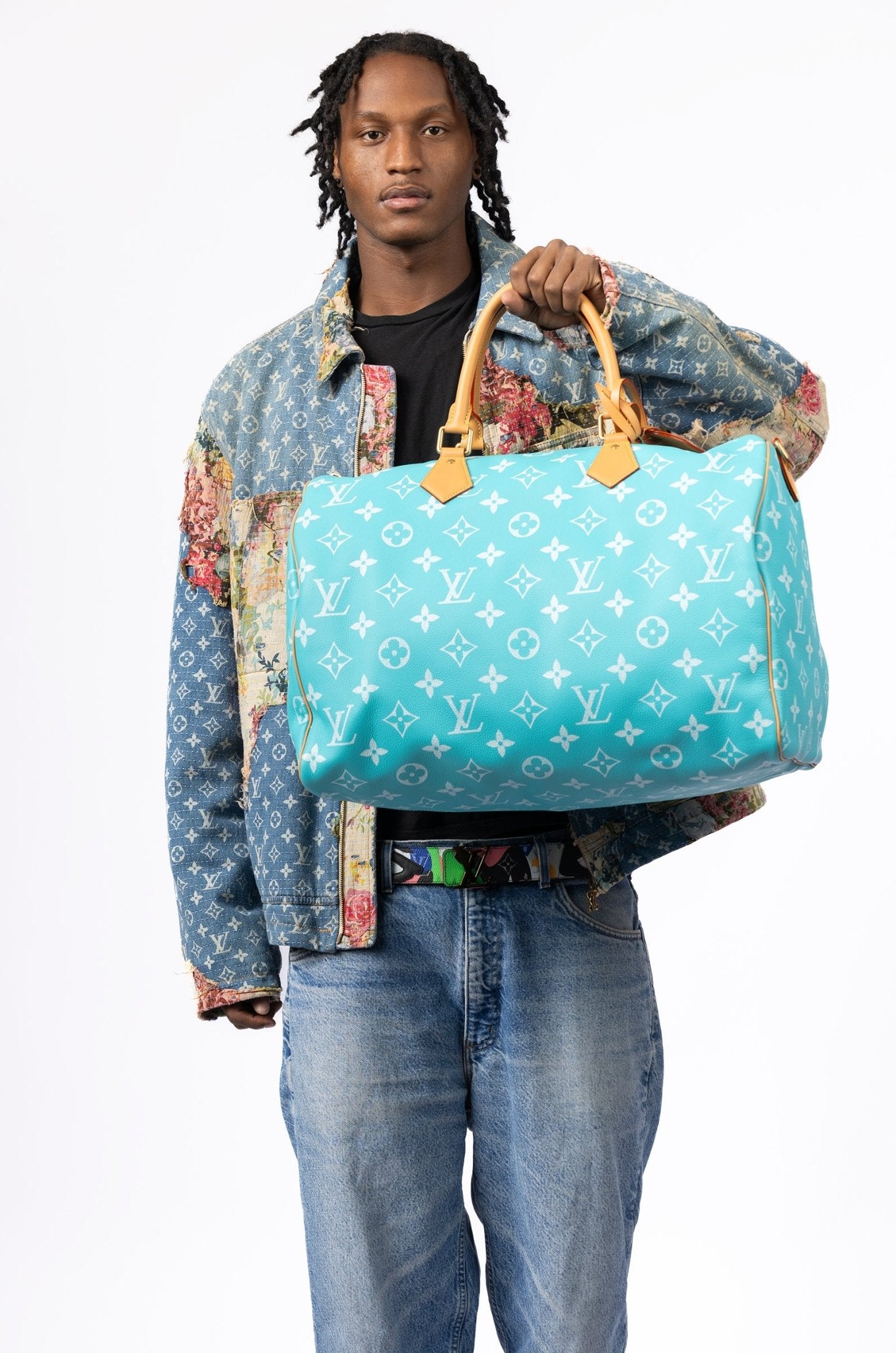 Louis Vuitton Speedy 50 Cyan - supergl0rious