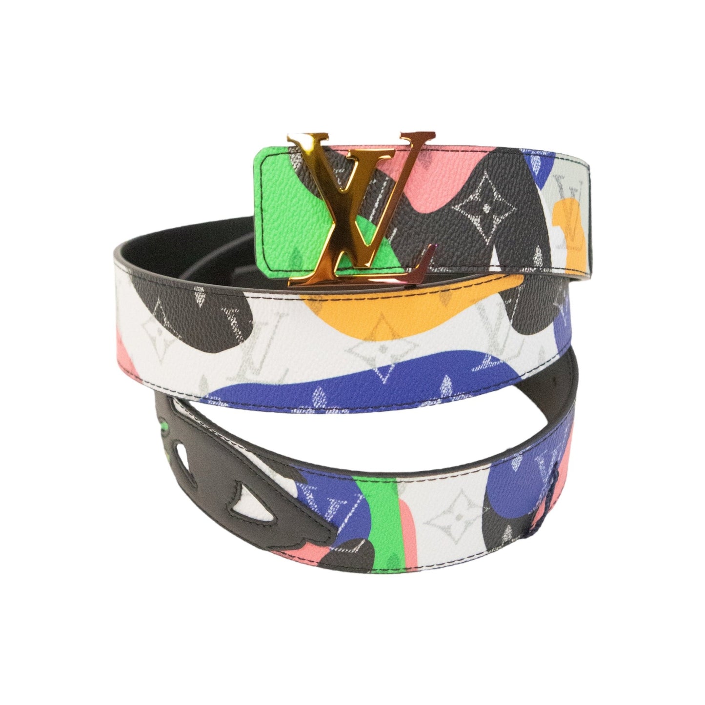 Louis Vuitton x Kid Super Initials 40mm Reversible Belt - supergl0rious