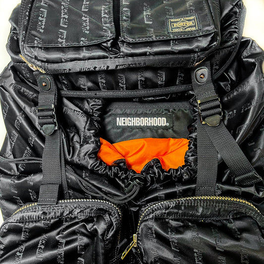 Neighborhood x Porter Yoshida ‘F**k Em’ Backpack - supergl0rious