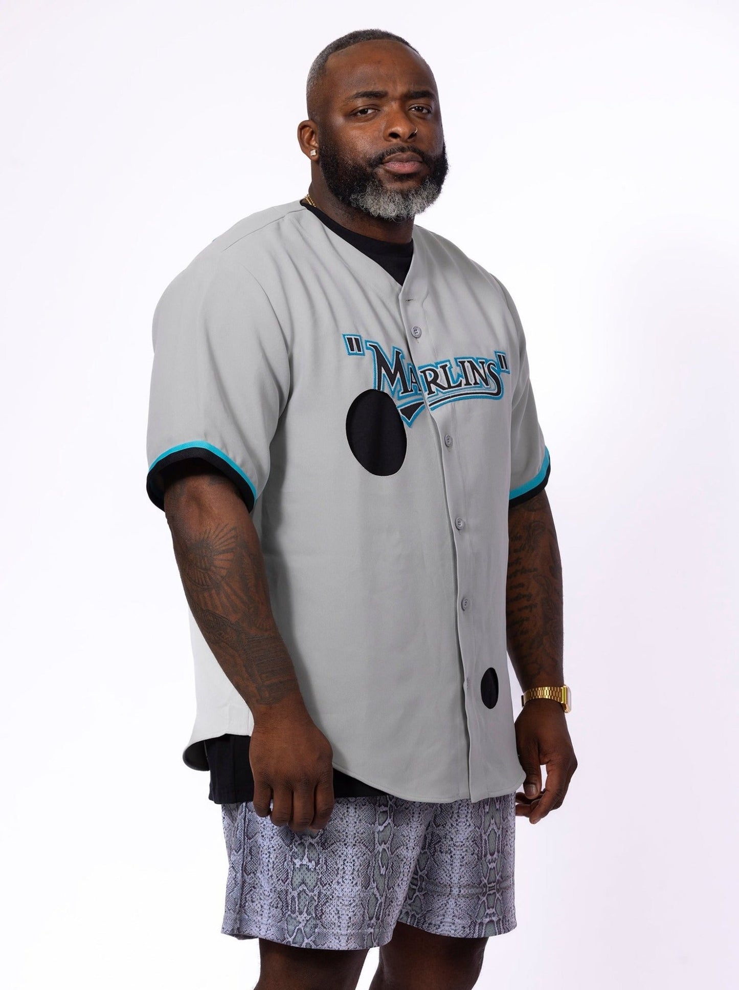 OFF - WHITE Miami Marlins Cut - out Shirt - supergl0rious