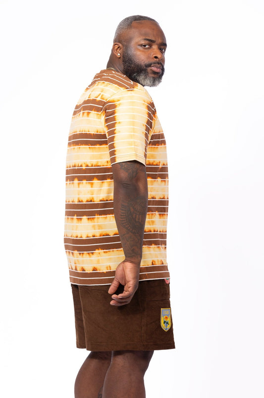 Palace Bleached Striped Tee - supergl0rious