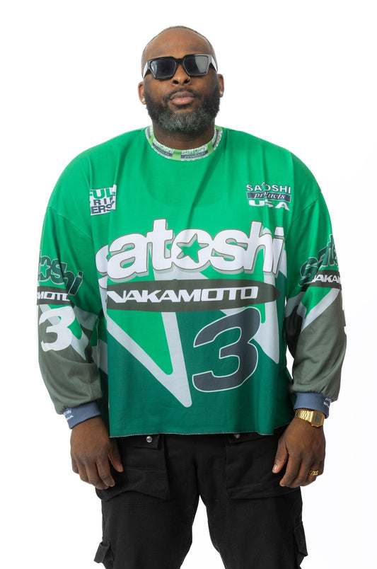 Satoshi Nakamoto Speedway Longsleeve - supergl0rious