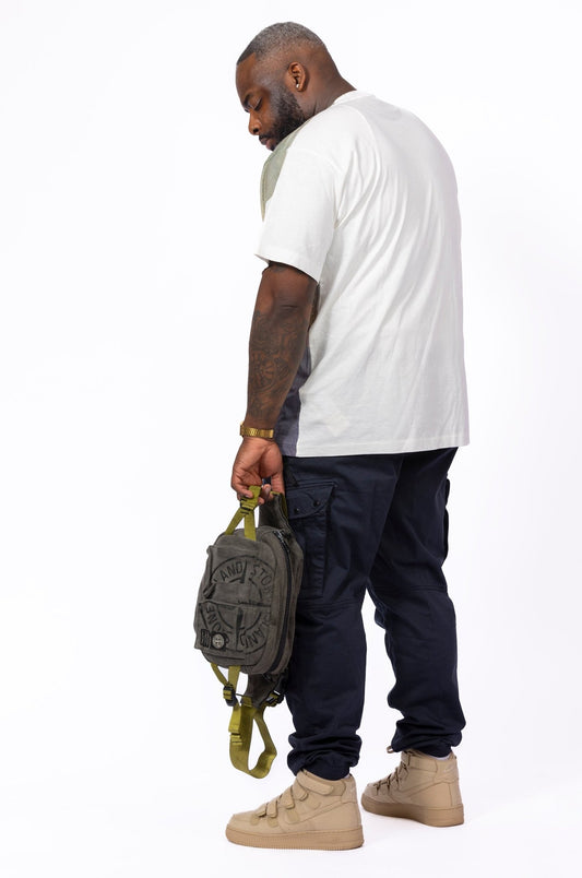 Stone Island x Porter Man Made Suede Bag - supergl0rious