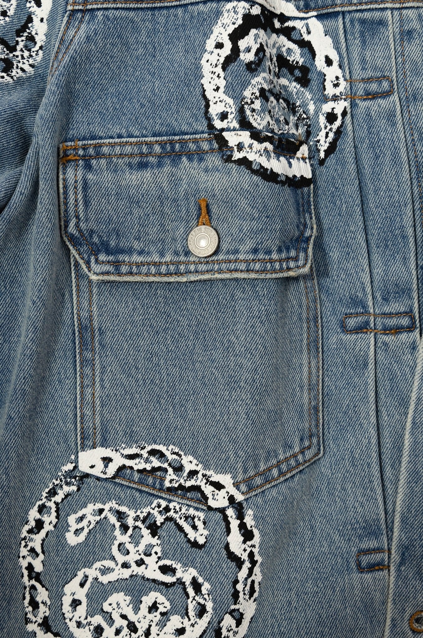 Stüssy x Denim Tears Type 2 Jacket – Raw Denim (FW22) - supergl0rious