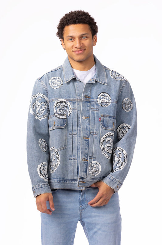Stüssy x Denim Tears Type 2 Jacket – Raw Denim (FW22) - supergl0rious