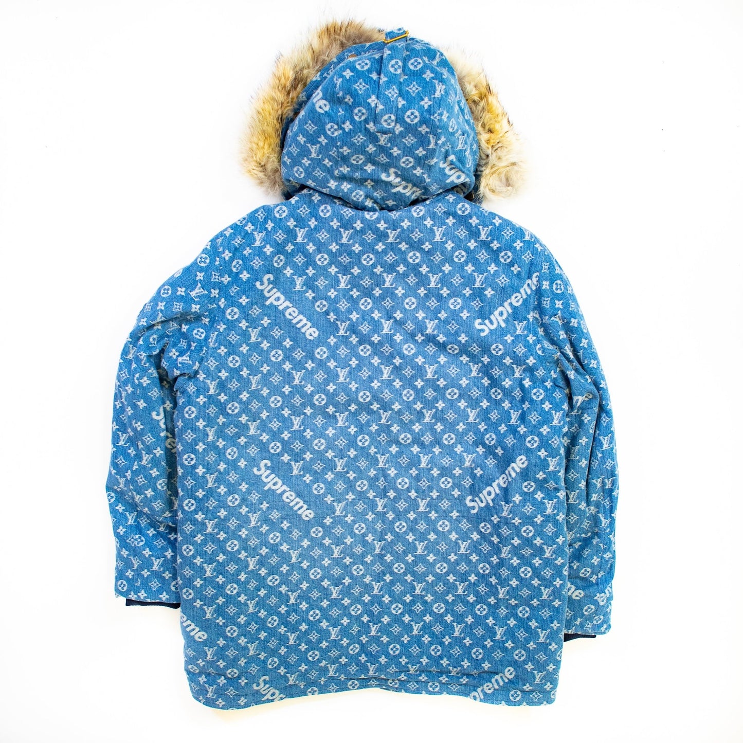 Supreme Louis Vuitton Jacquard Denim N - 3B Parka - supergl0rious