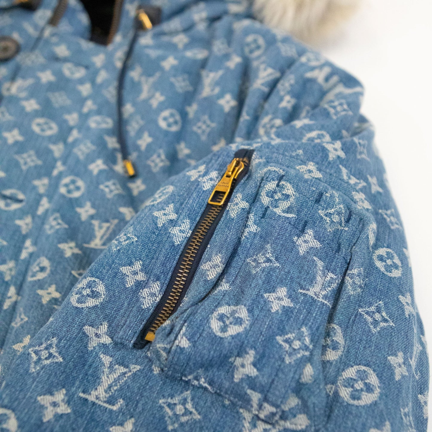 Supreme Louis Vuitton Jacquard Denim N - 3B Parka - supergl0rious