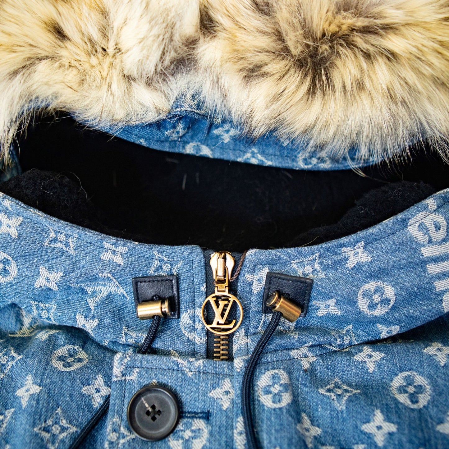 Supreme Louis Vuitton Jacquard Denim N - 3B Parka - supergl0rious