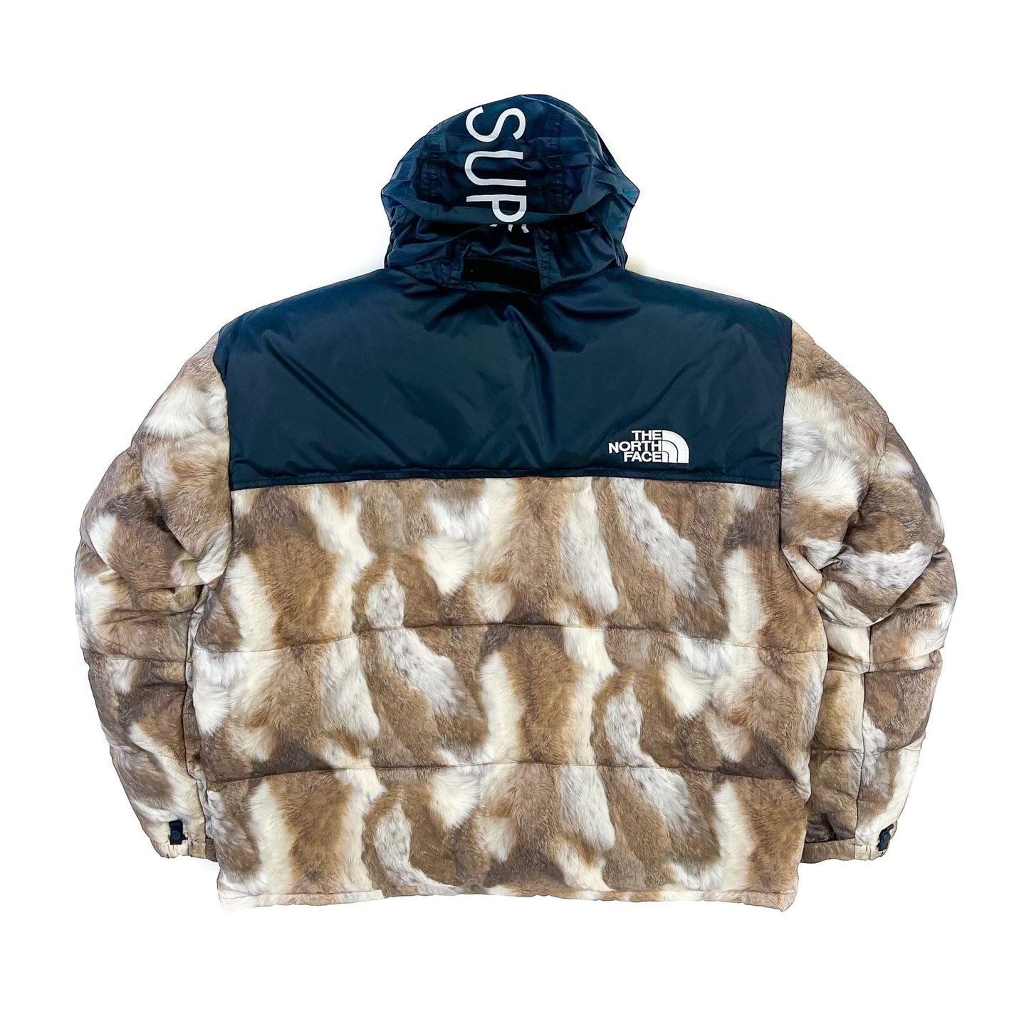 Supreme The North Face Fur Print Nuptse - supergl0rious