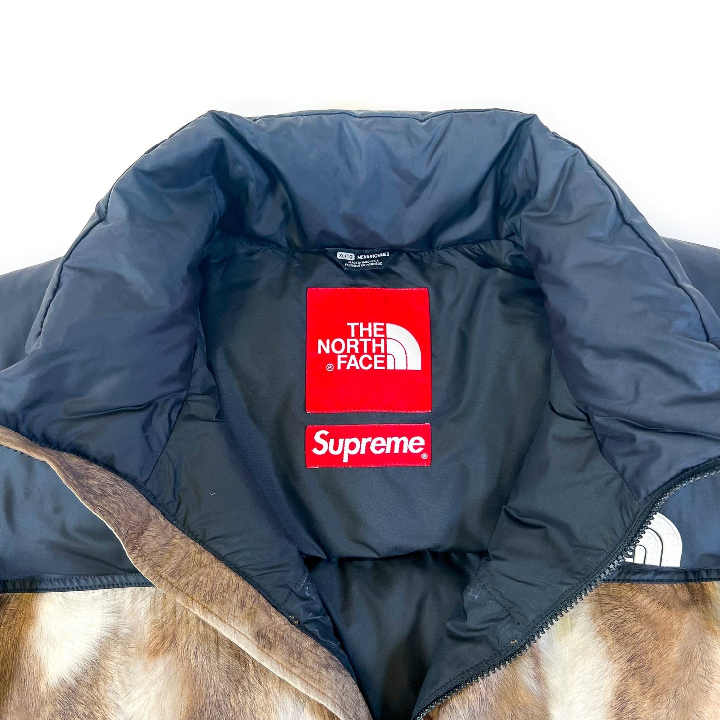 Supreme The North Face Fur Print Nuptse - supergl0rious