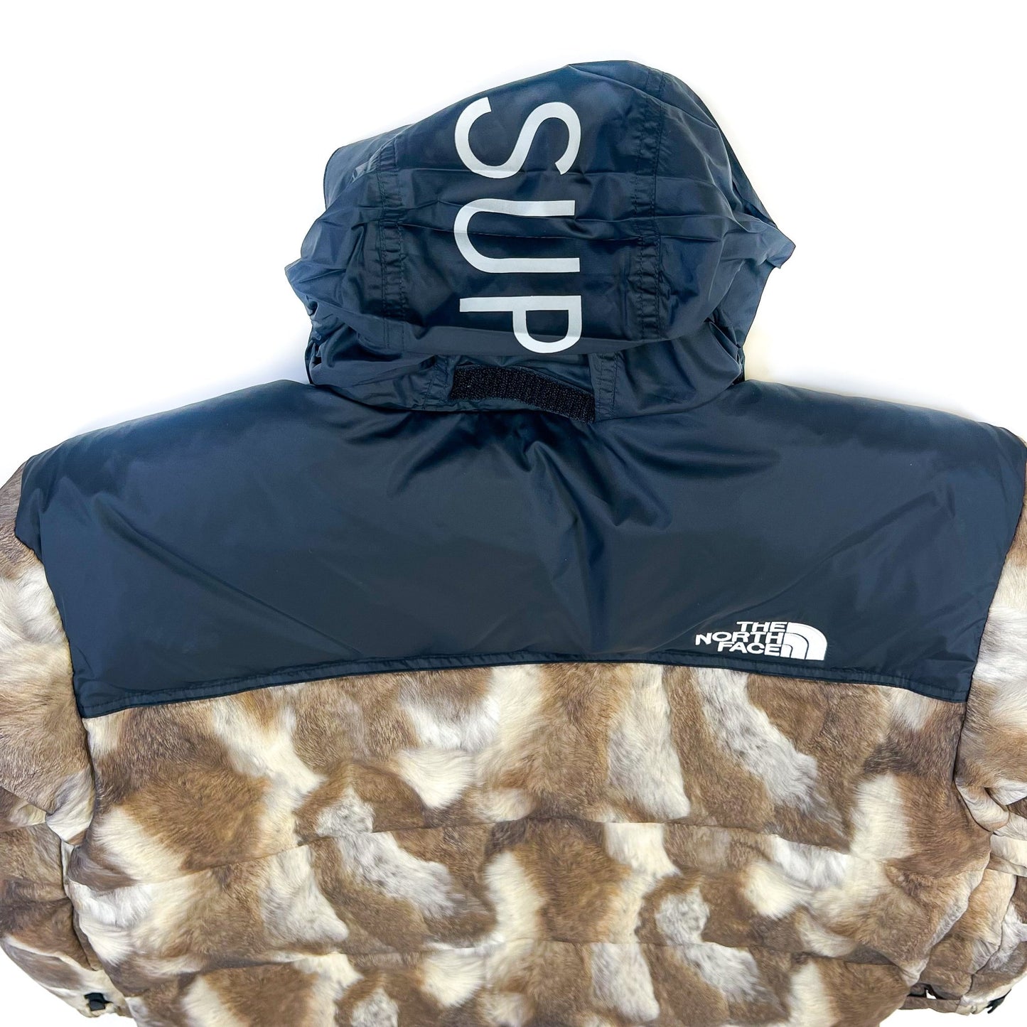 Supreme The North Face Fur Print Nuptse - supergl0rious