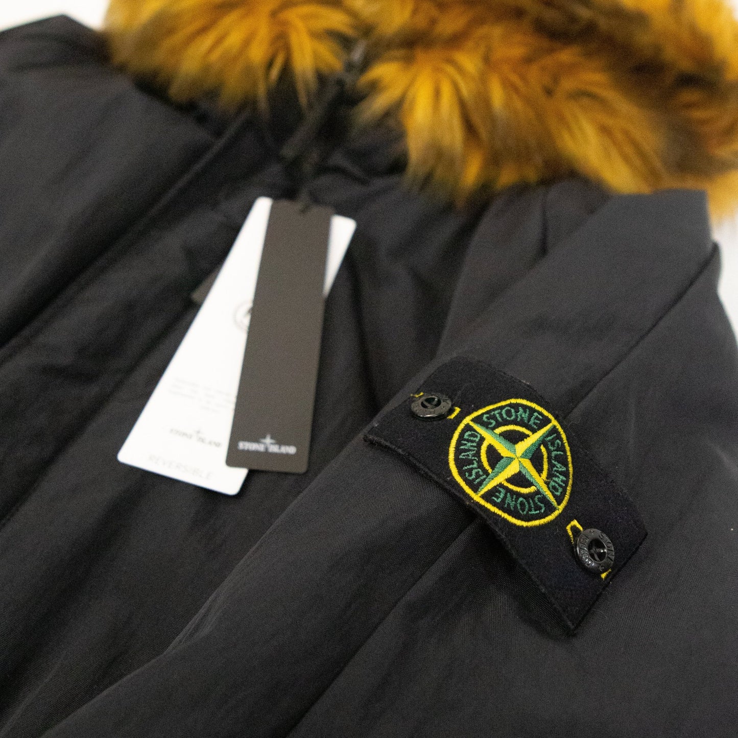 Supreme x Stone Island Formula Steel Reversible Faux Fur Parka - supergl0rious