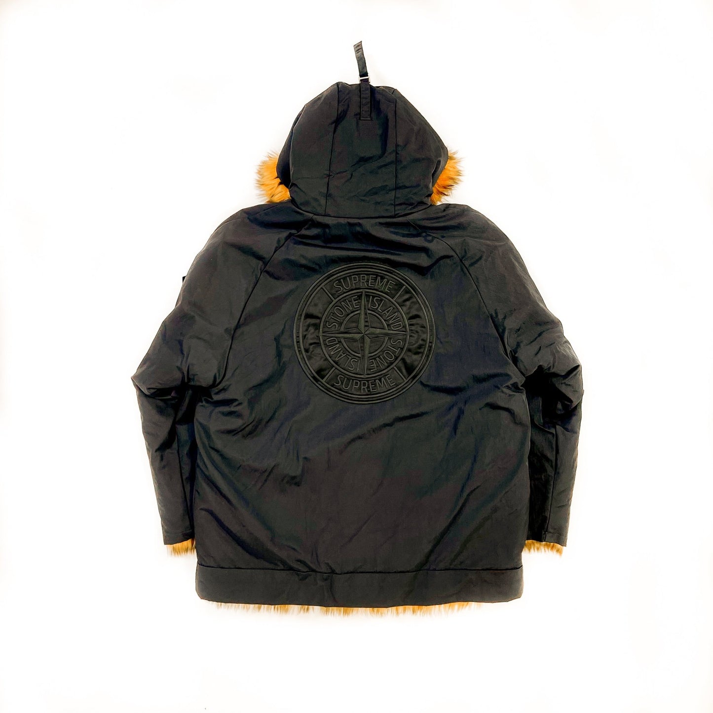 Supreme x Stone Island Formula Steel Reversible Faux Fur Parka - supergl0rious