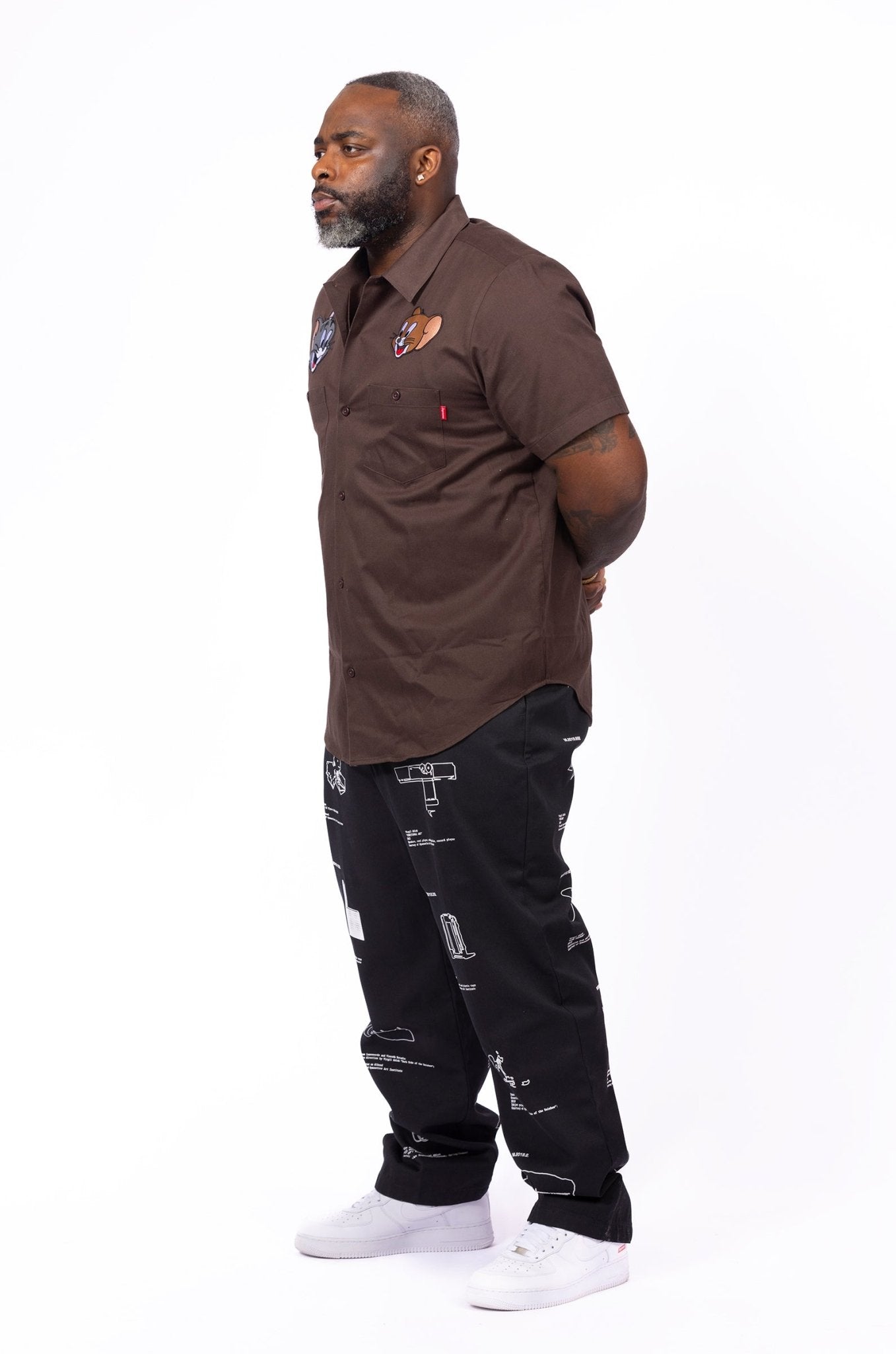 Tom & Jerry Button Up - supergl0rious