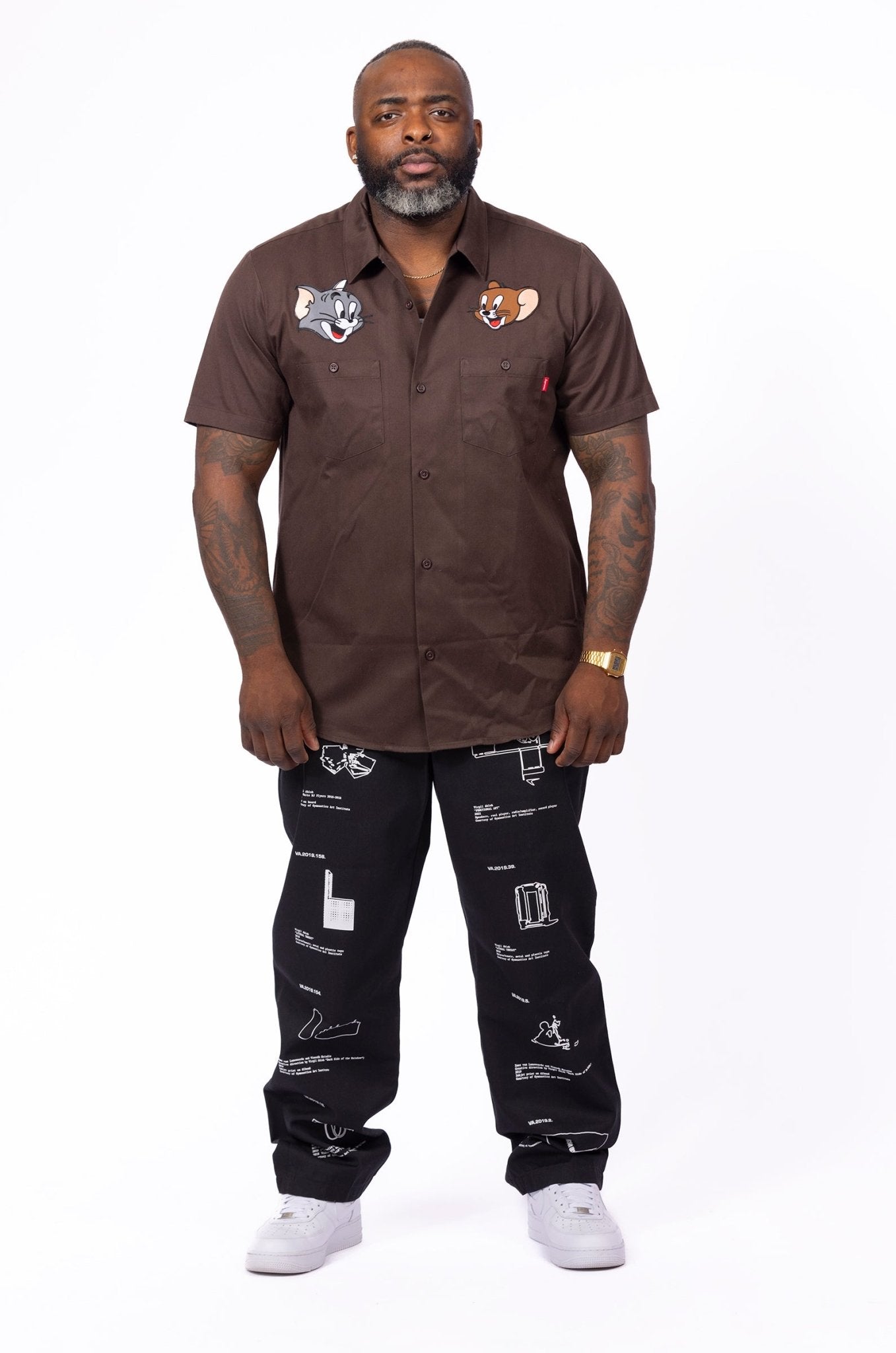 Tom & Jerry Button Up - supergl0rious