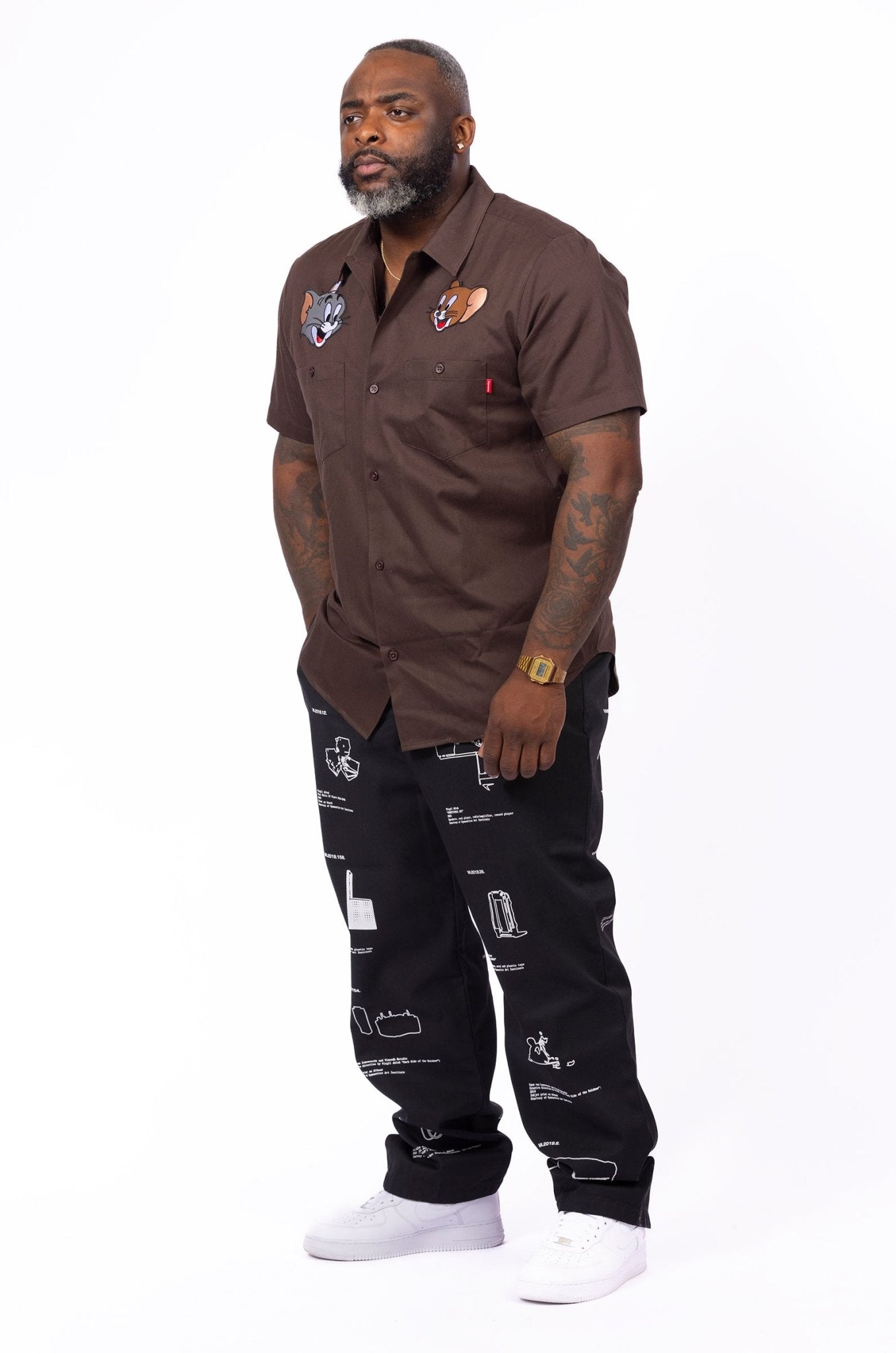 Tom & Jerry Button Up - supergl0rious