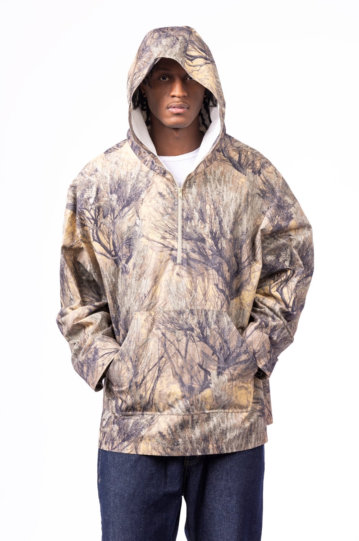 Yeezy Season 4 Pullover Jacket Anorak Camo - supergl0rious