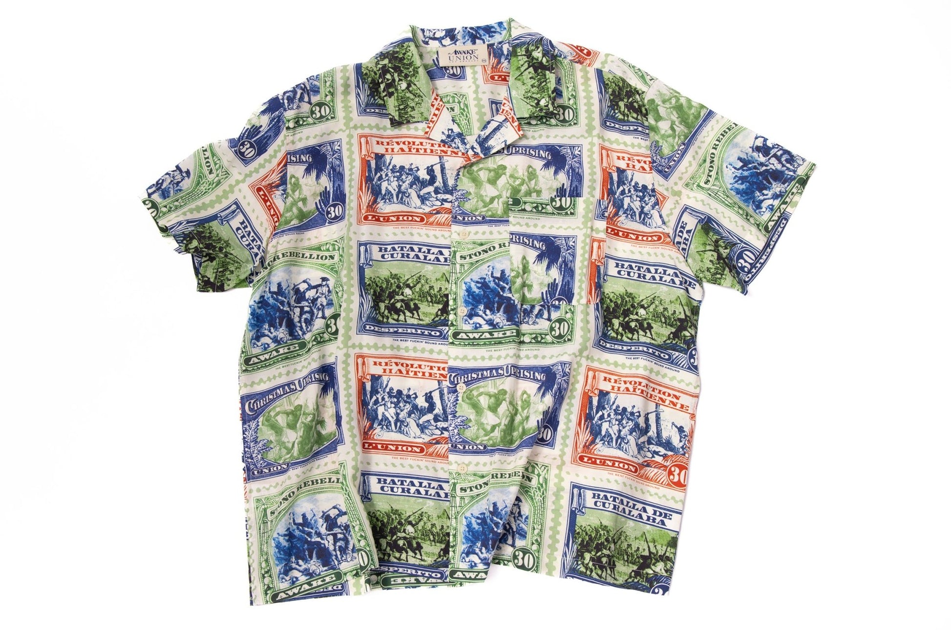 Awake NY x Union LA Revolution Camp Collar Shirt - supergl0rious