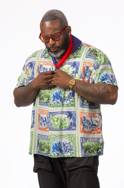 Awake NY x Union LA Revolution Camp Collar Shirt - supergl0rious