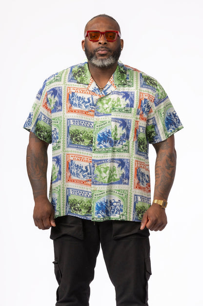 Awake NY x Union LA Revolution Camp Collar Shirt - supergl0rious