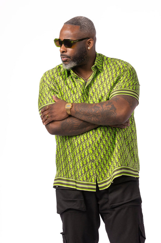 Dior Oblique Pixel Short - Sleeved Shirt - supergl0rious
