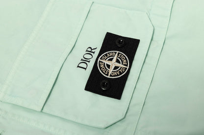Dior x Stone Island Cotton - Blend Satin Vest – Light Green (SS24) - supergl0rious