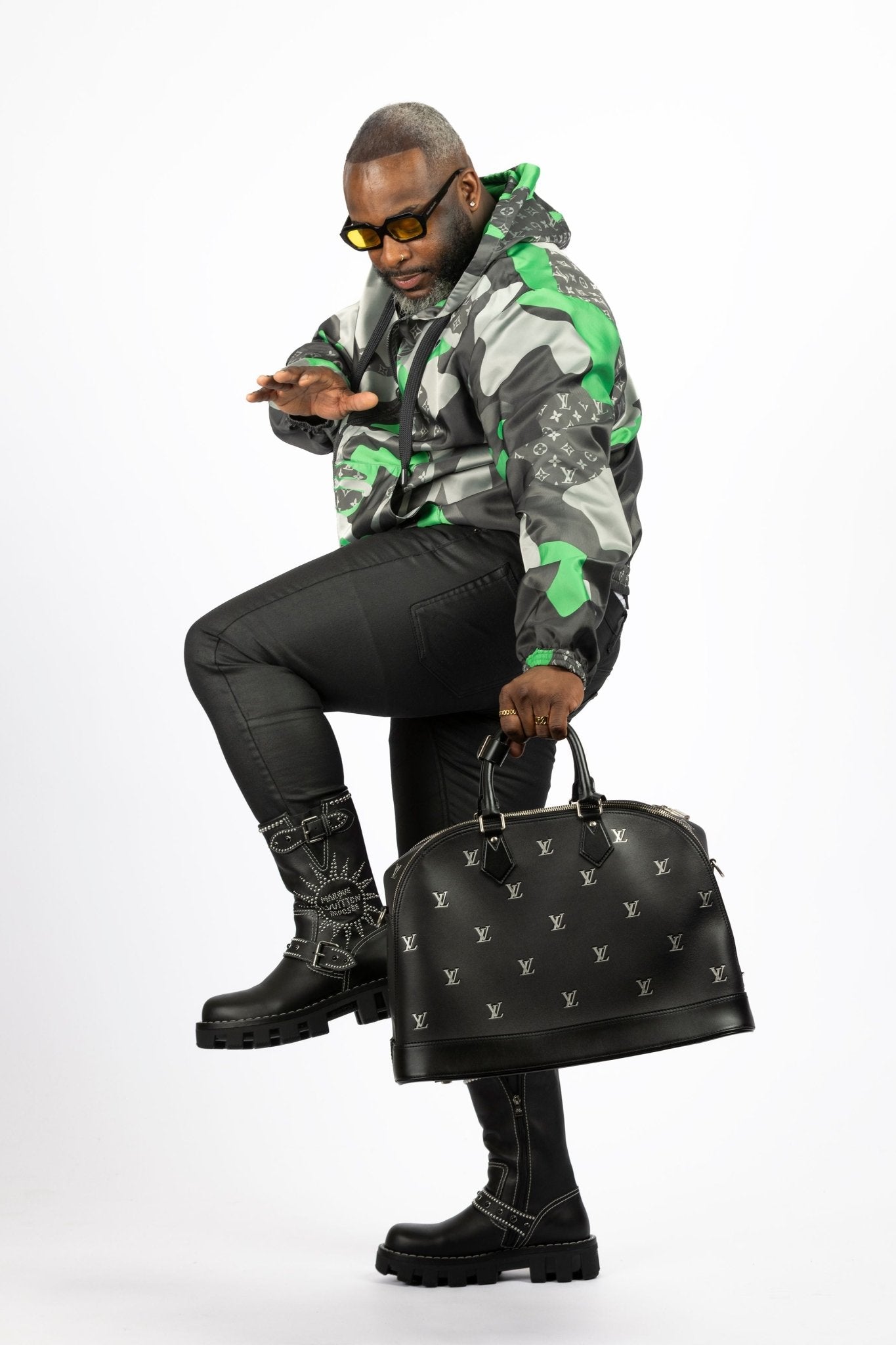 Louis Vuitton Patchworked Portrait Hooded Blouson - supergl0rious