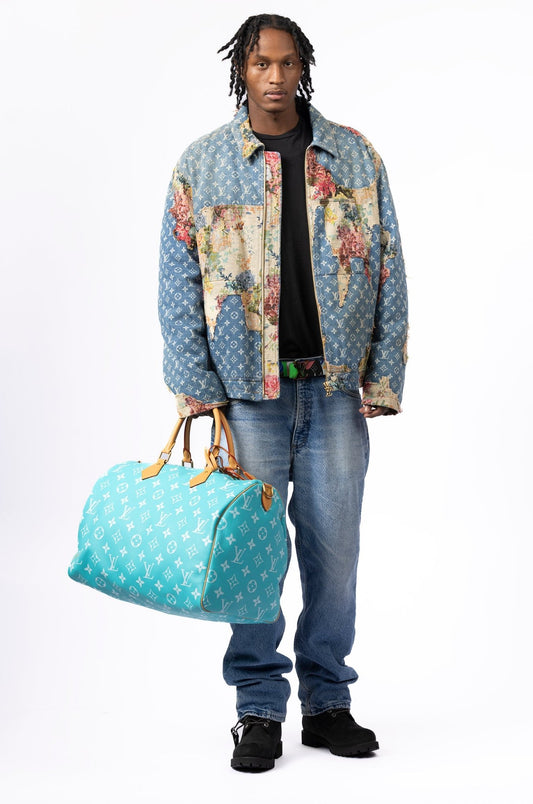 Louis Vuitton Speedy 50 Cyan - supergl0rious