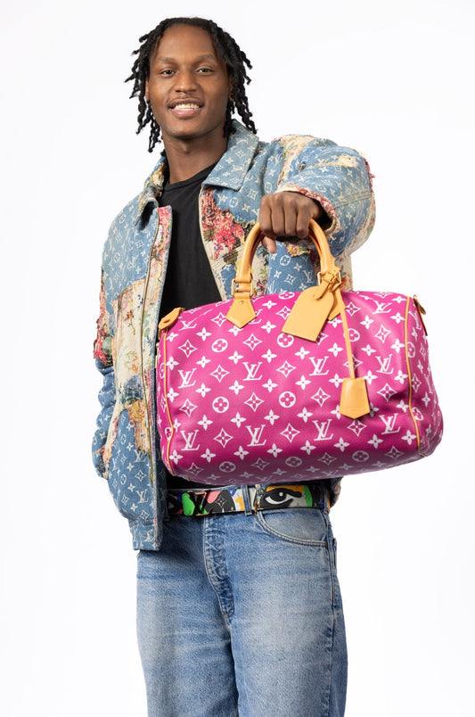 Louis Vuitton Speedy P9 Bandoulière Pink 40 - supergl0rious