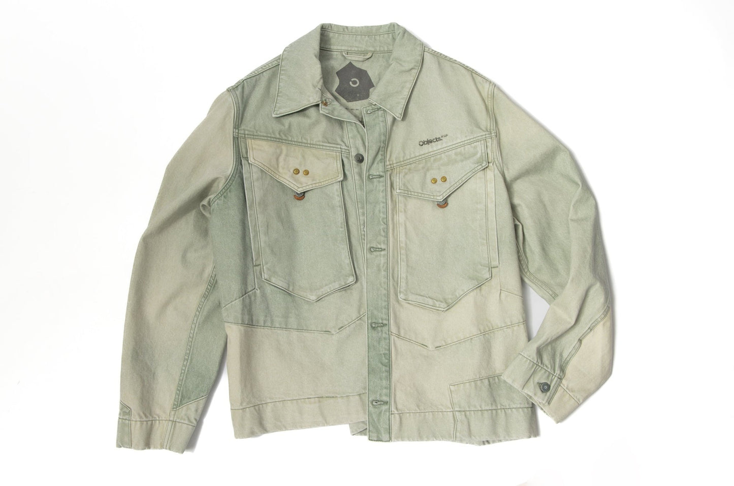 OBJECTS IV LIFE Logo Embroidered Denim Jacket - supergl0rious