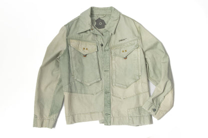 OBJECTS IV LIFE Logo Embroidered Denim Jacket - supergl0rious