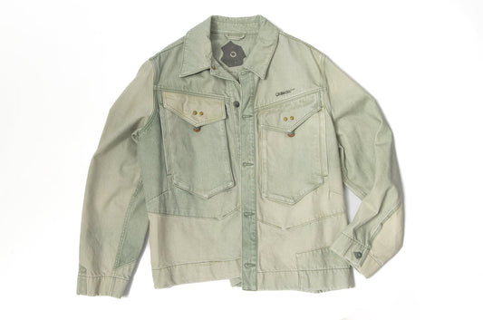 OBJECTS IV LIFE Logo Embroidered Denim Jacket - supergl0rious