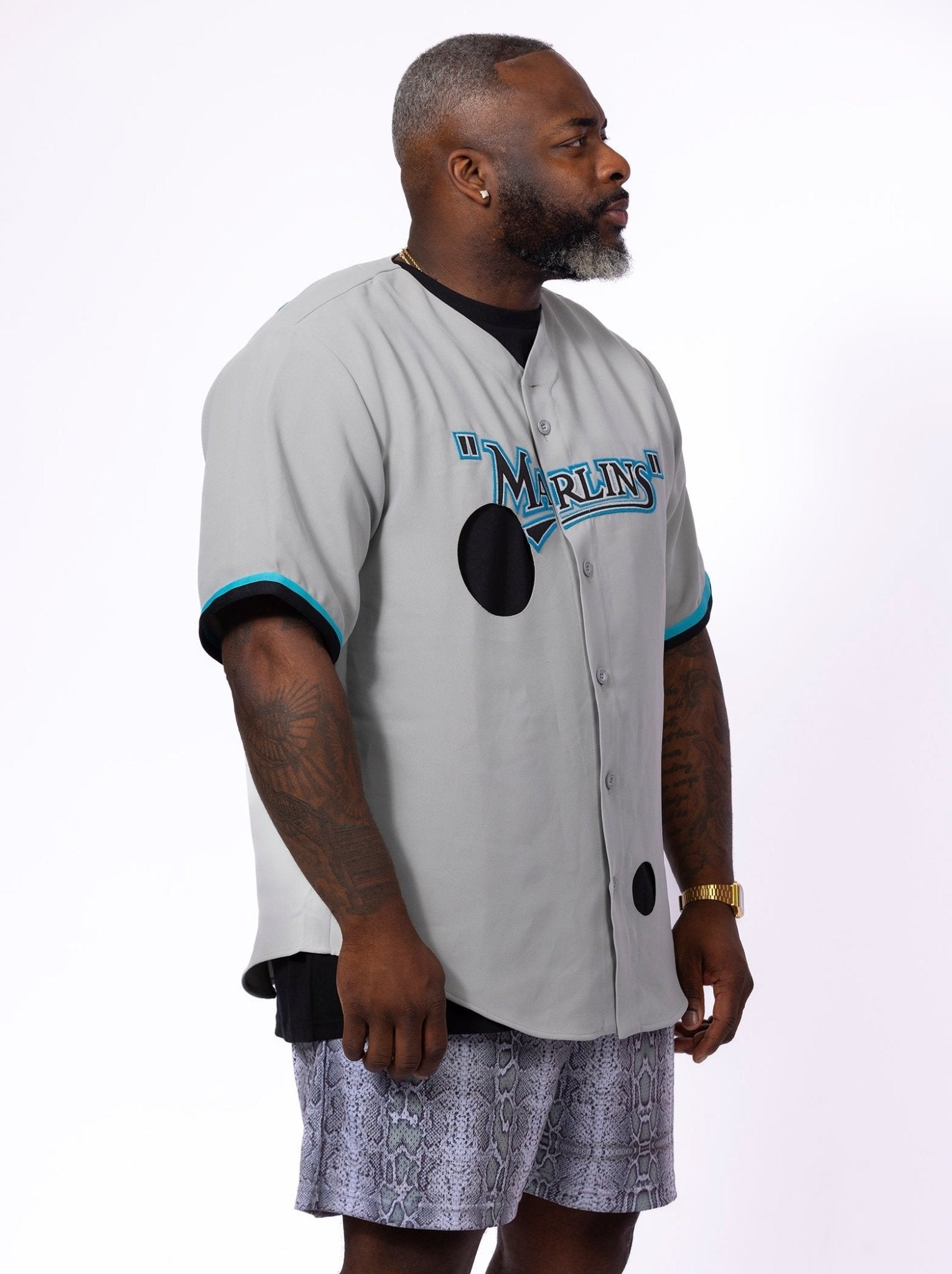 OFF - WHITE Miami Marlins Cut - out Shirt - supergl0rious