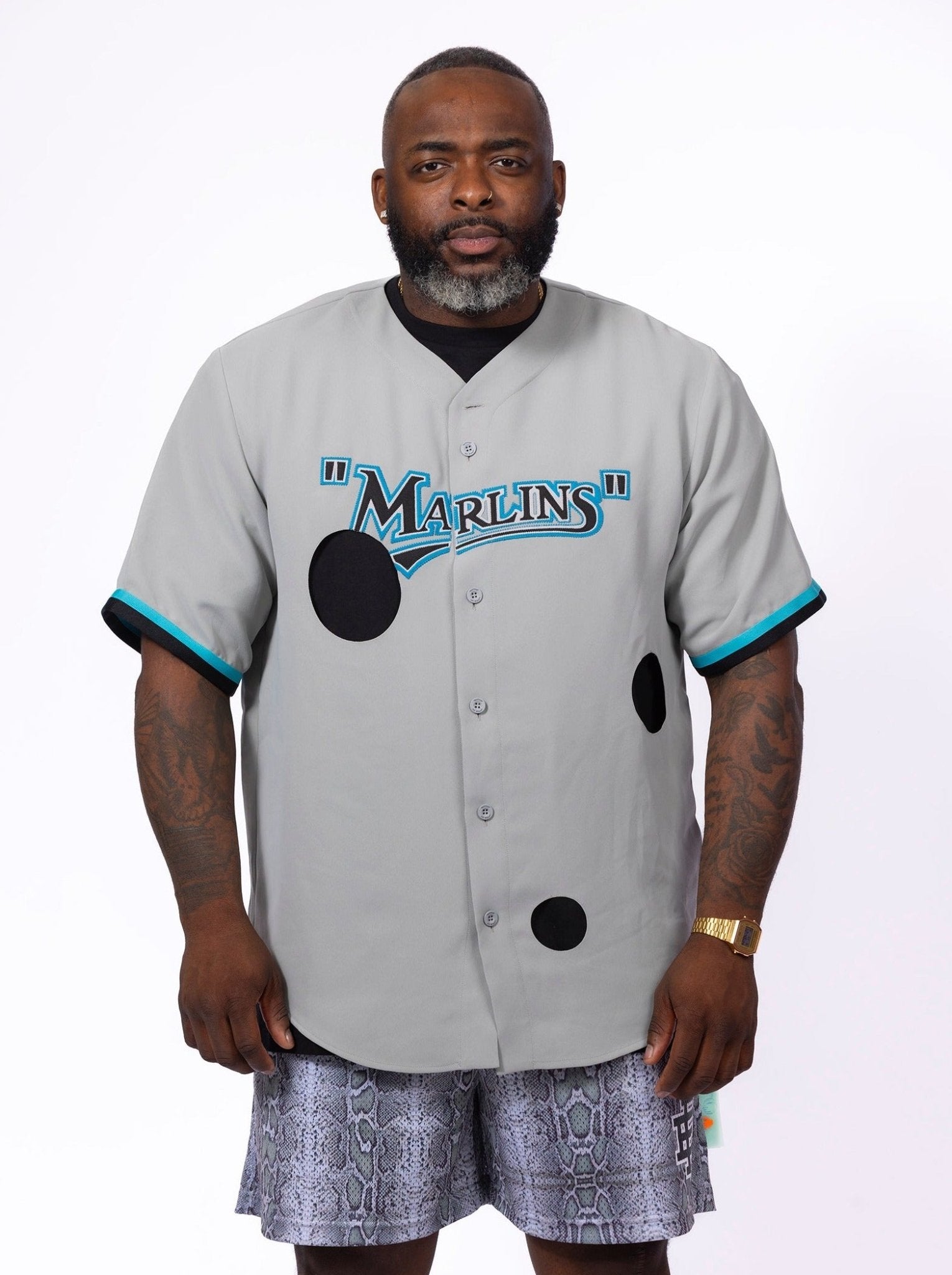 OFF - WHITE Miami Marlins Cut - out Shirt - supergl0rious