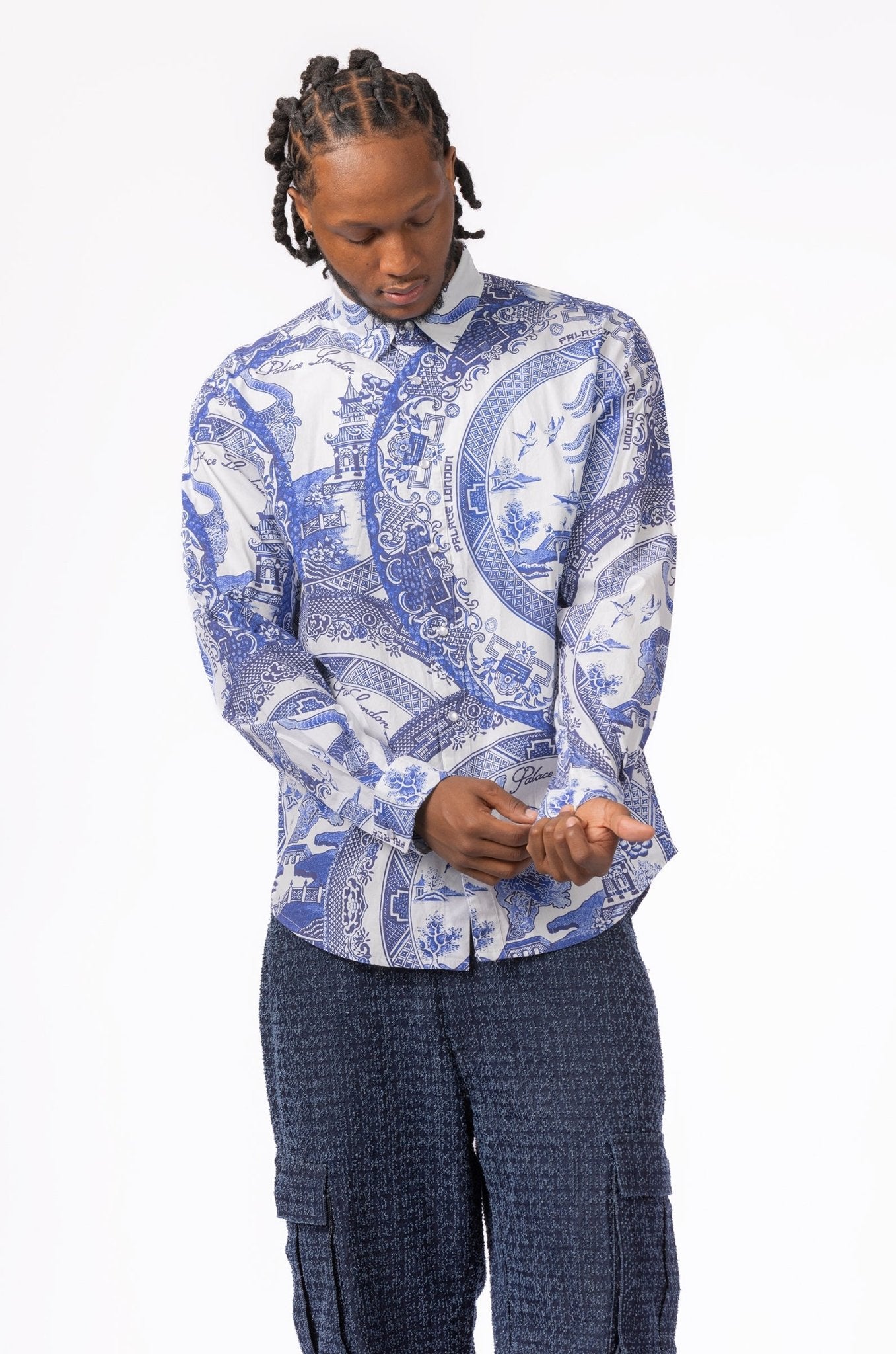 Palace SS22 China Plate Shirt - supergl0rious