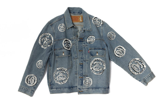 Stüssy x Denim Tears Type 2 Jacket – Raw Denim (FW22) - supergl0rious