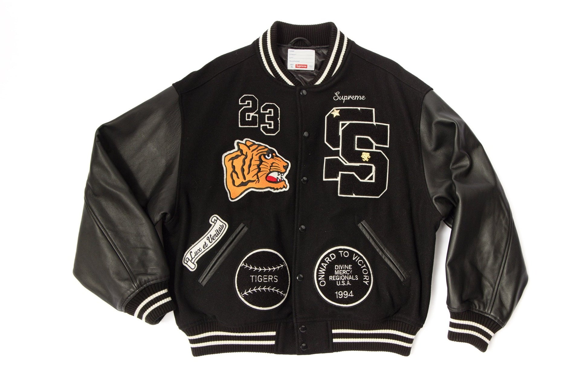 Supreme Tiger Varsity Jacket – FW23 - supergl0rious