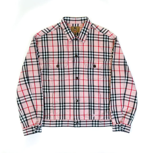 Supreme x Burberry Denim Trucker Jacket - supergl0rious