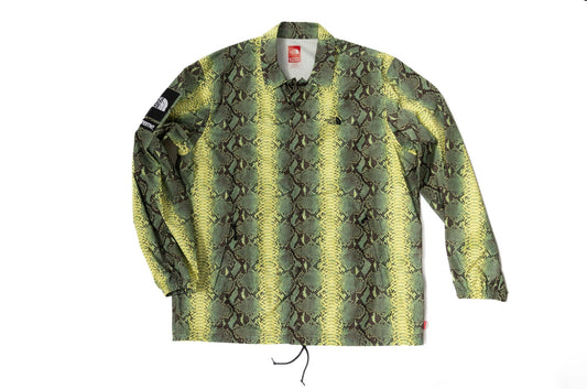 Supreme x The North Face Snakeskin Taped Seam Coaches Jacket – SS18 - supergl0rious